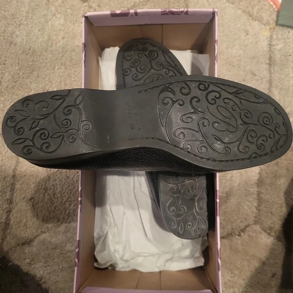 Brighton Moore Black Brown Croc Leather Loafers - Picture 3 of 3